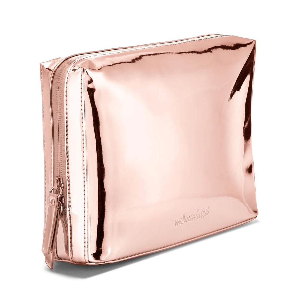 WELLinsulated Performance Beauty Bag Large Rose Gold