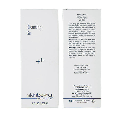 SKIN BETTER - Cleansing Gel Face 8 oz